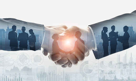 Business communication concept. Marketin