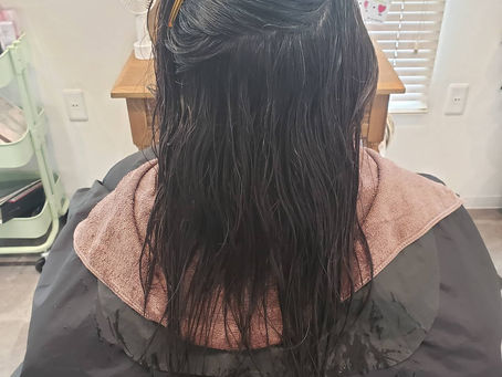 縮毛矯正&ヘアカラー