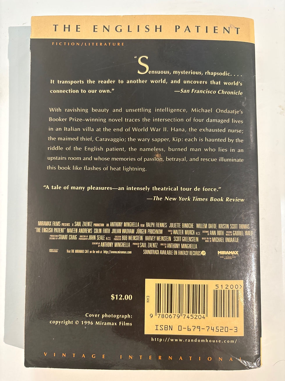 Thumbnail: The English Patient