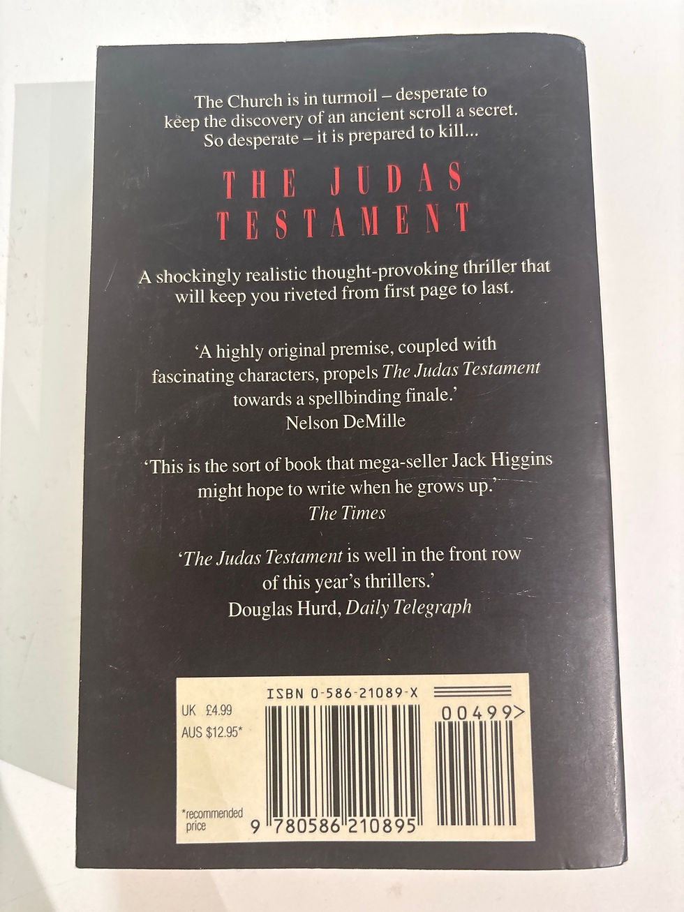 Thumbnail: The Judas Testament