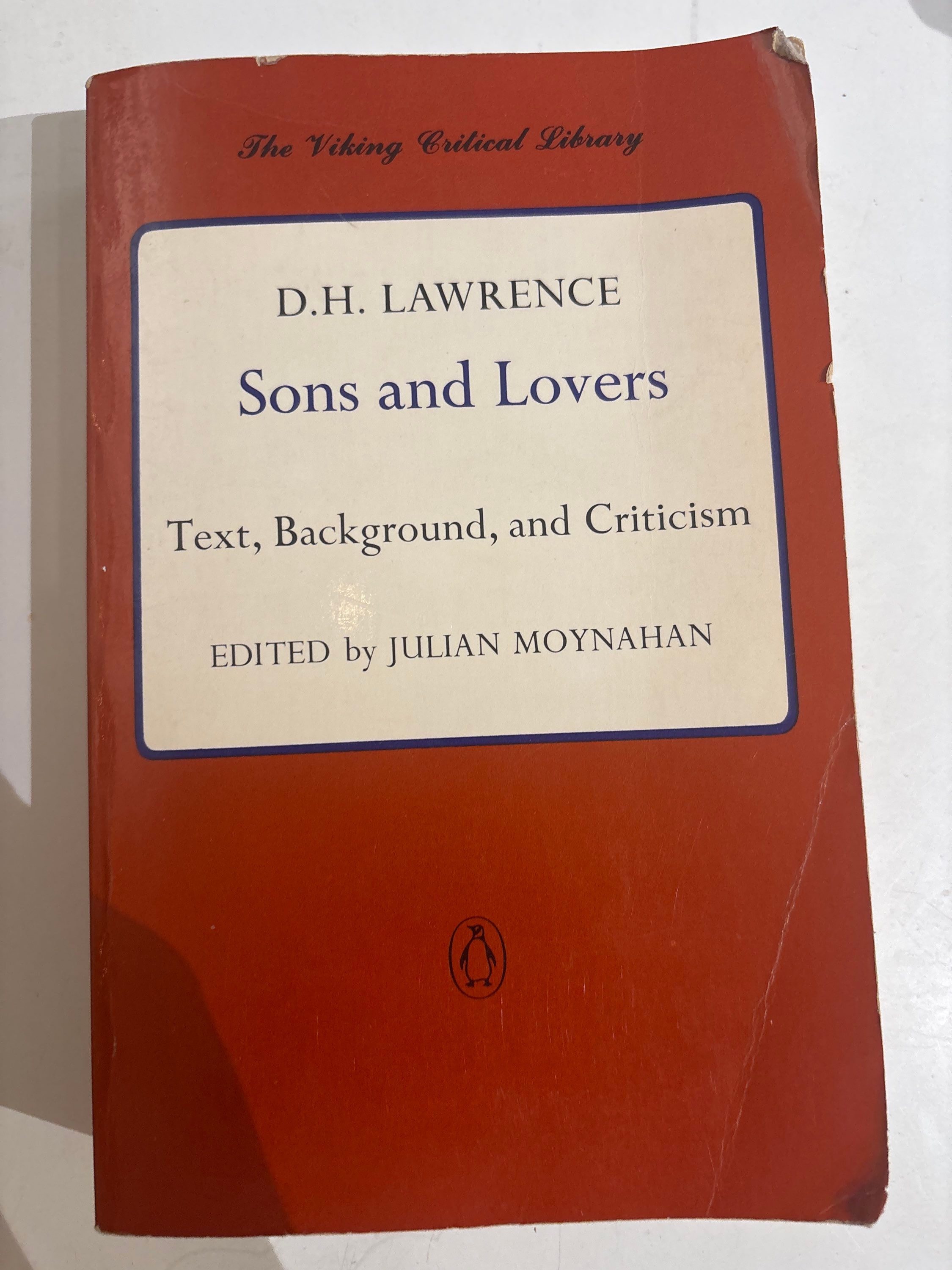 Sons and Lovers Literary Criticism