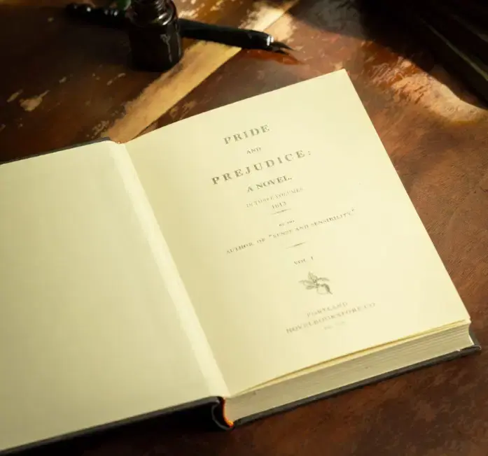 Thumbnail: Pride & Prejudice by Jane Austen 1813 Book Journal