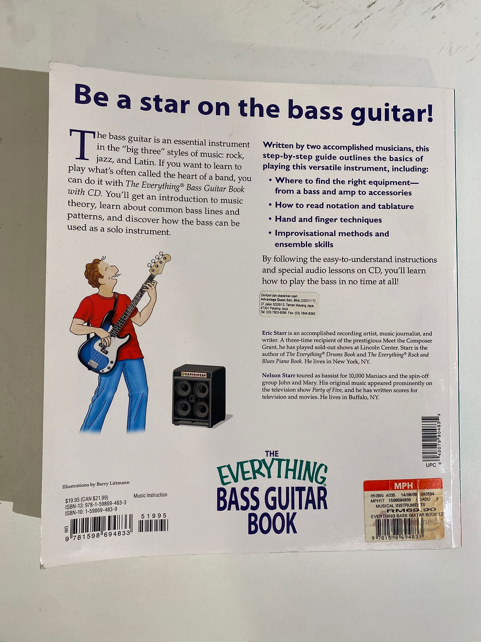 Thumbnail: The Everything Bass Guitar Book