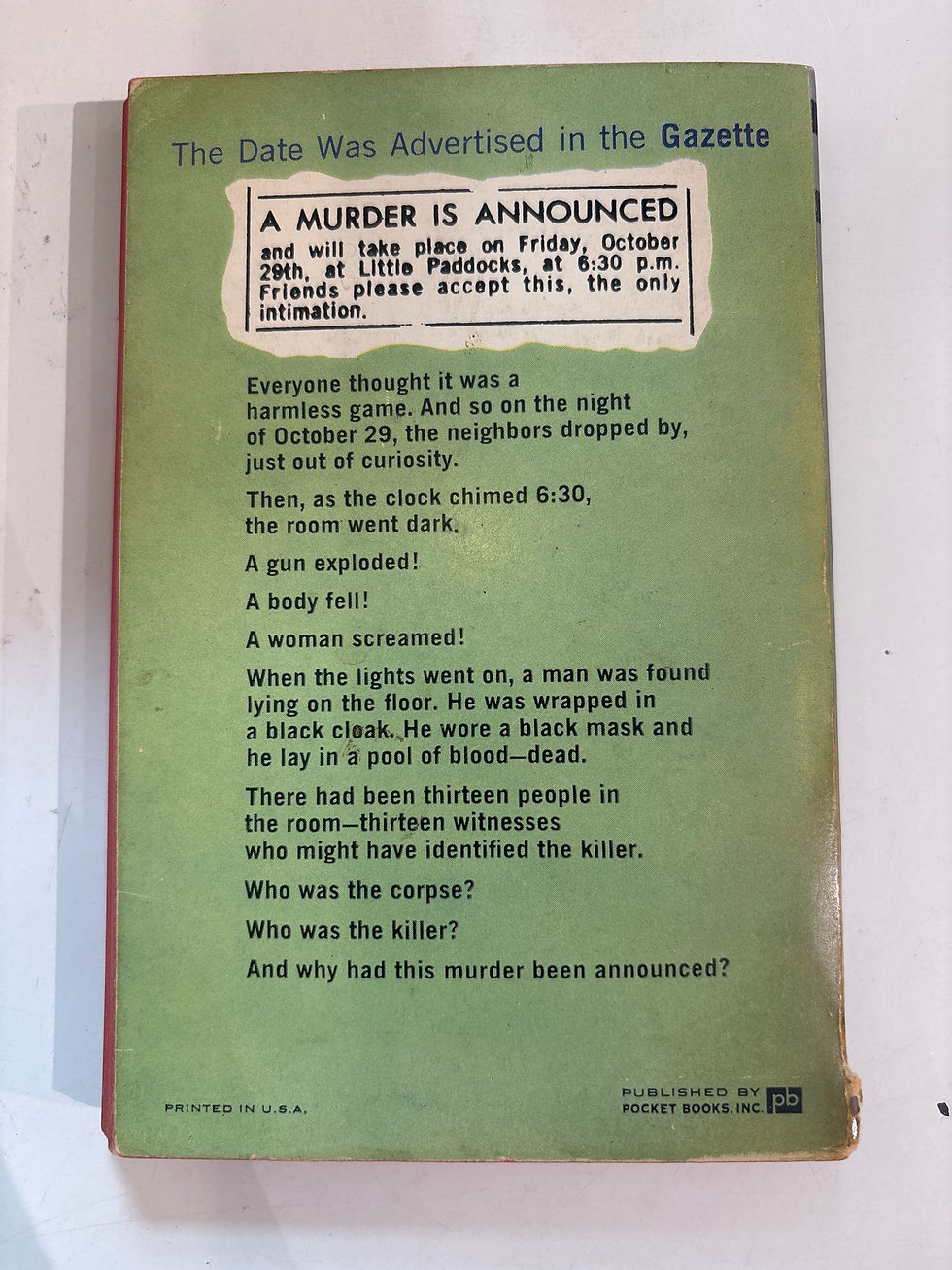 Thumbnail: A Murder is Announced