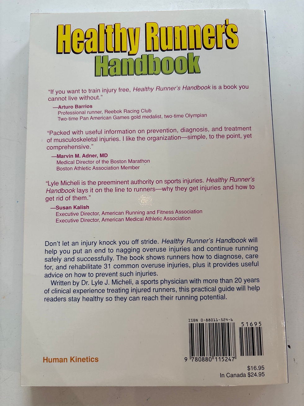 Thumbnail: Healthy Runner's Handbook
