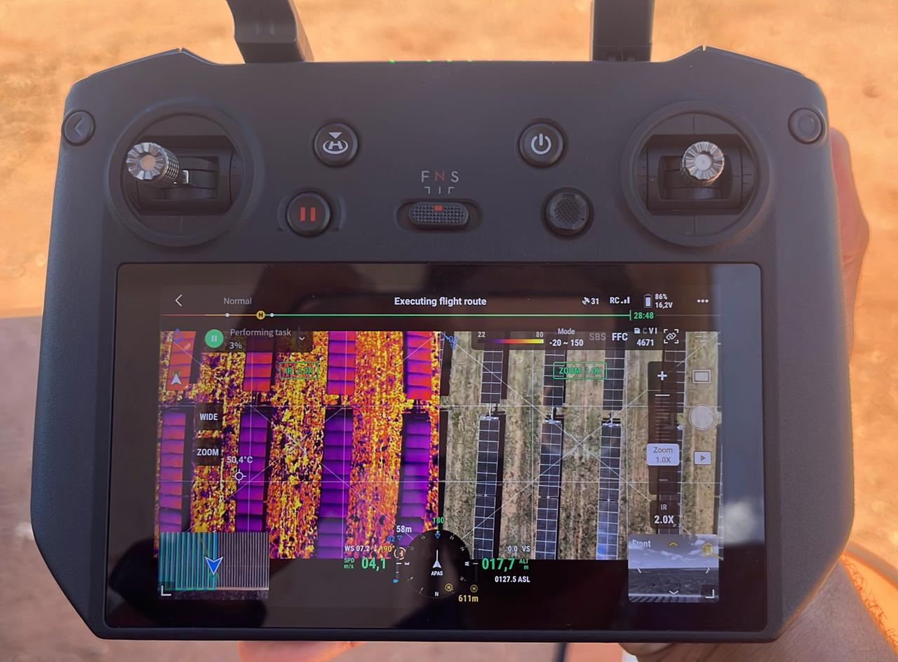 Controle remoto de drone