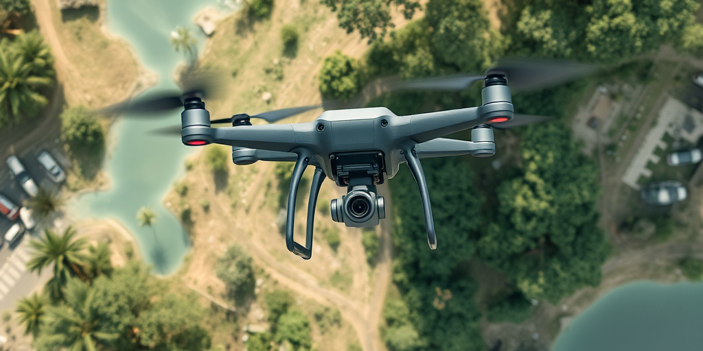 Geoprocessamento com drone. Gestao ambiental