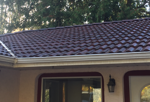 clean tile roof