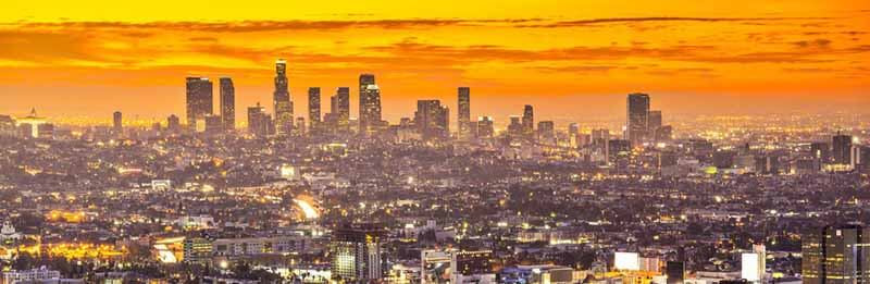 Downtown Los Angeles, California.