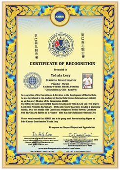 No.2 Certificate of Recognition GM Yehuda Levy.jpg