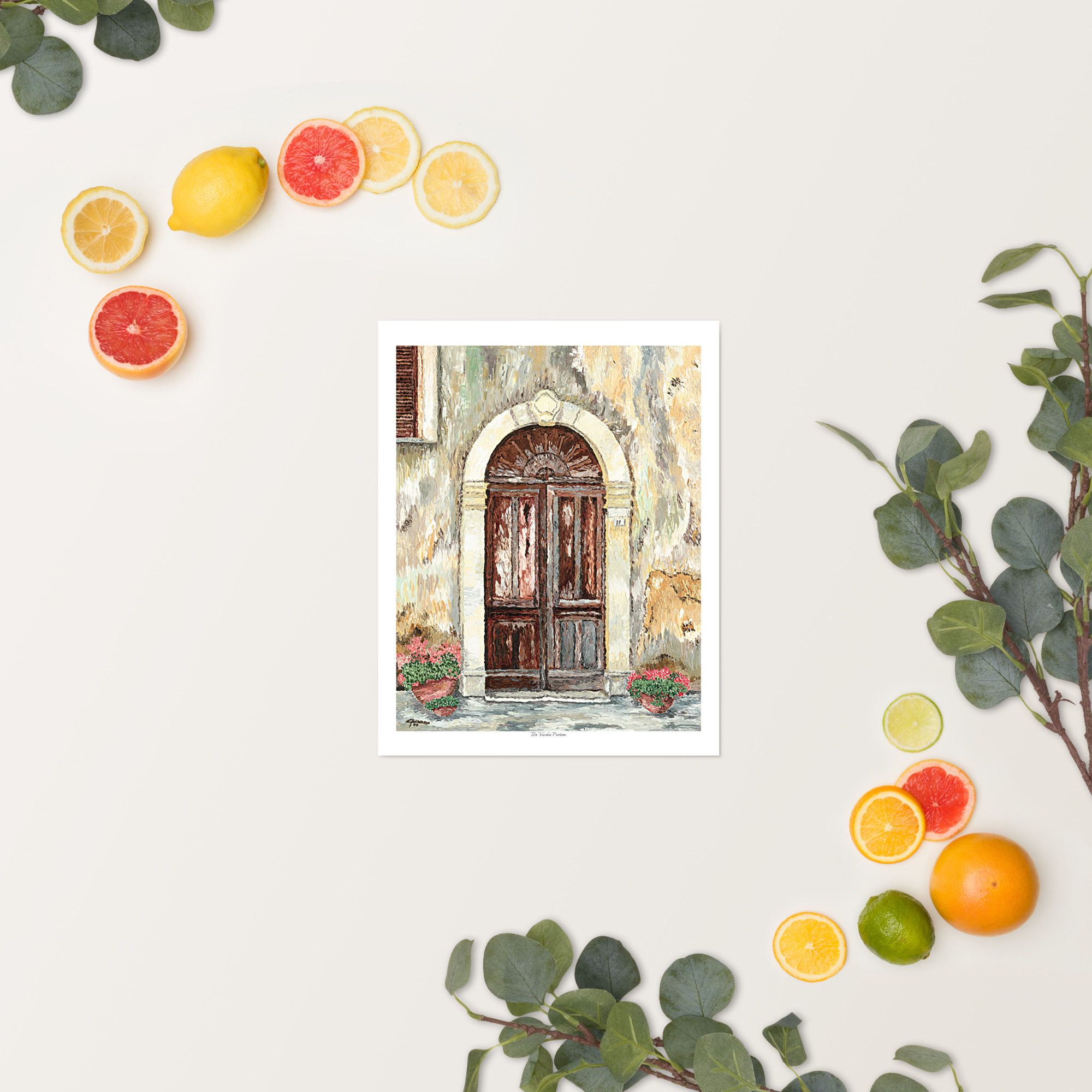 Giclee Reproduction: Un Veccio Portone