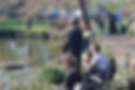 Children fishing