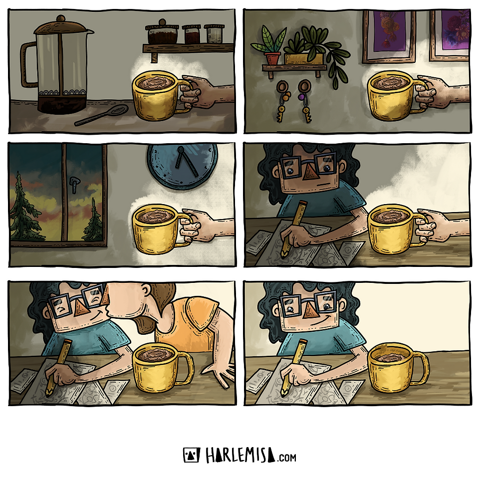 Comic illustration by harlemisa.com
