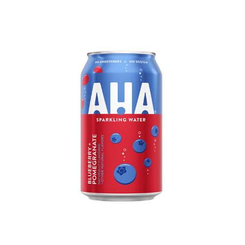 AHA Blueberry And Pomegranate Flavoured Sparkling Water 12 x 355 mL