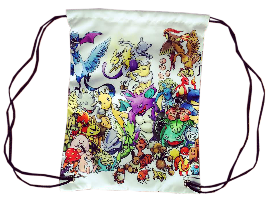 Thumbnail: Pokemon KiSS Drawstring Sports Bag