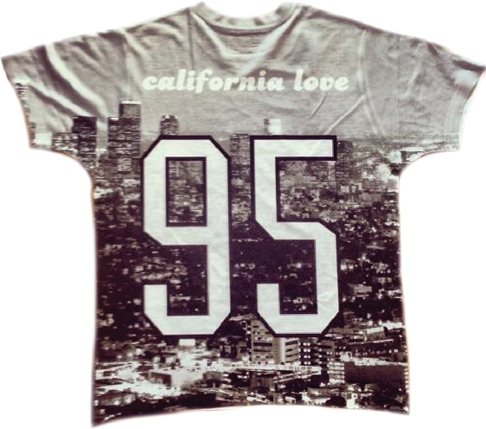 Thumbnail: California Love All Over Front & Back T-Shirt