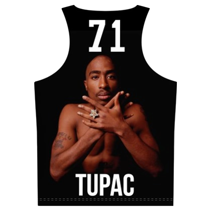 Thumbnail: Tupac Luxury All Over Basketball Vest [NEXT DAY]