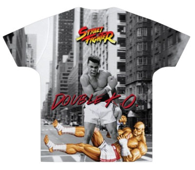 Thumbnail: Ali Vs Street Fighter Luxury All Over T-Shirt