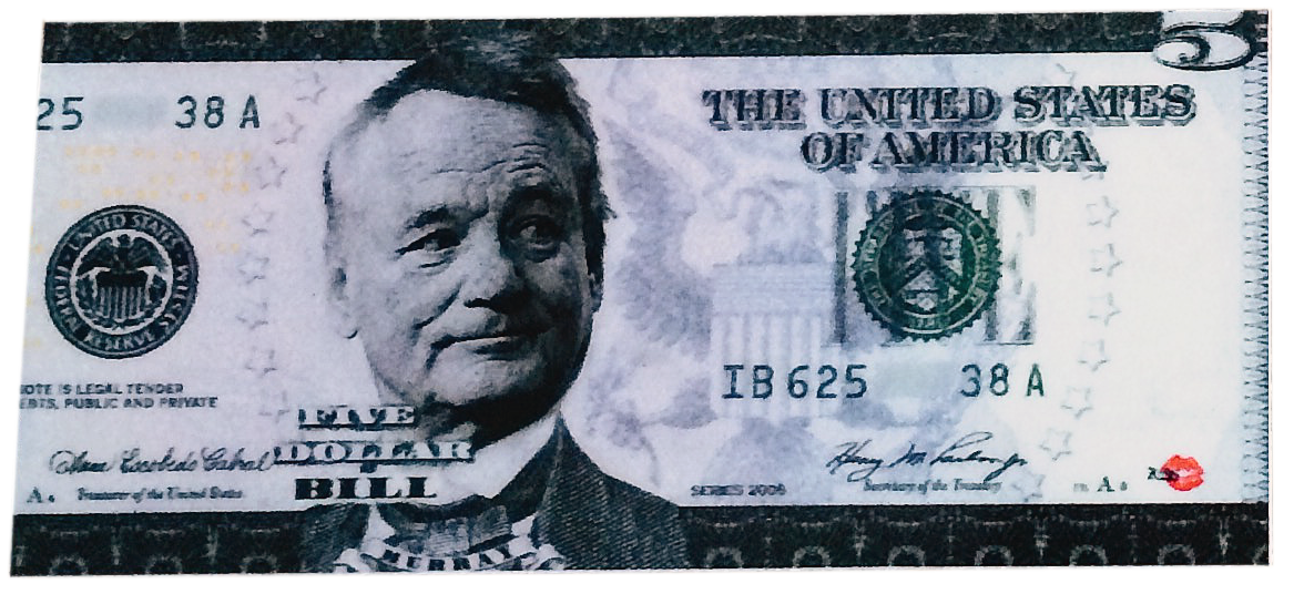 $5 Bill Sticker