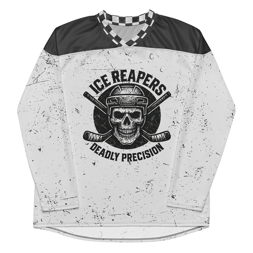 Ice Reapers “Deadly Precision” Recycled Hockey Jersey