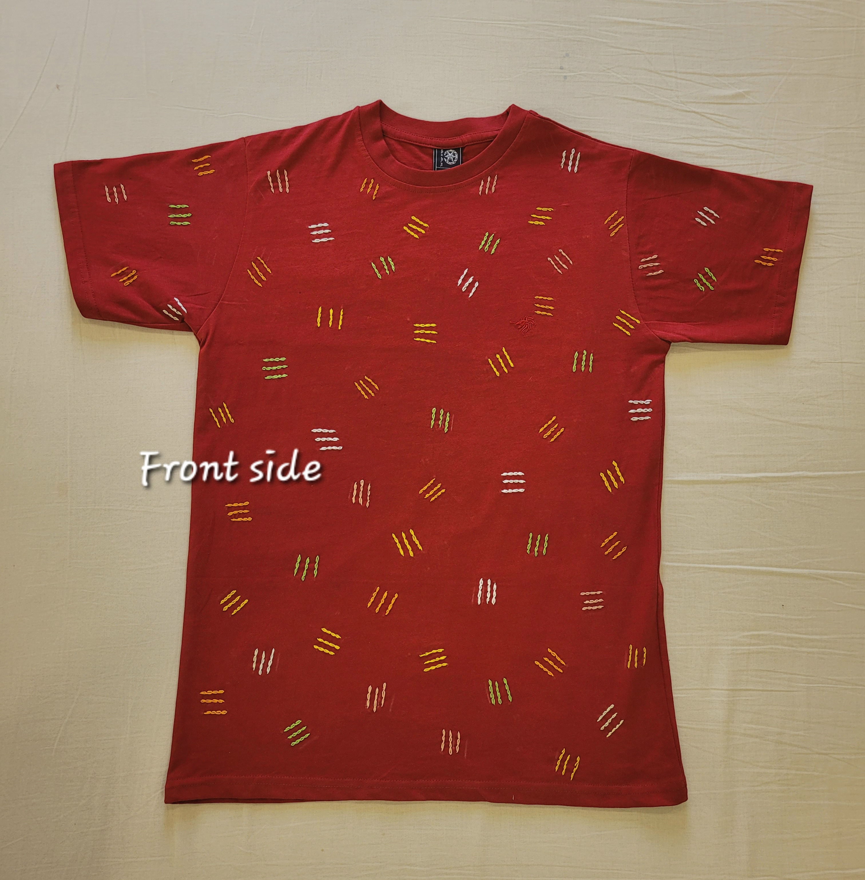 Embroidery work on for T-shirt for Kids'/Teens'
