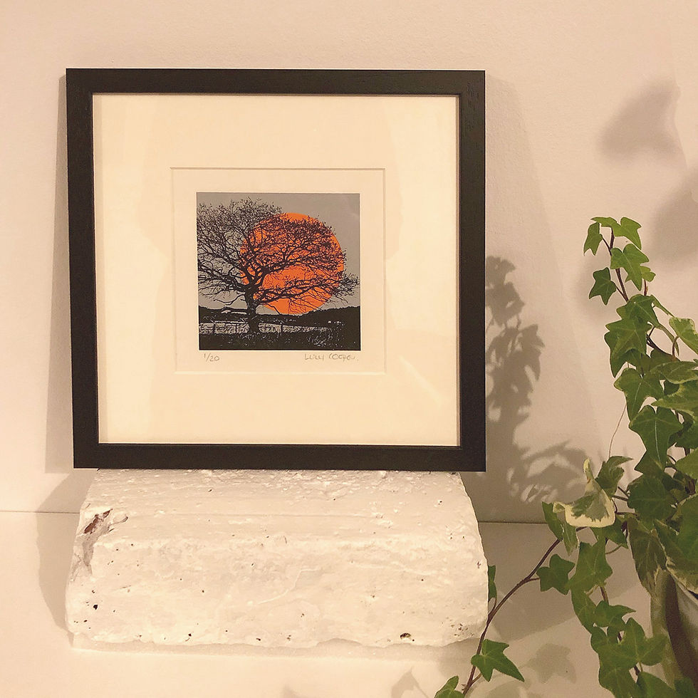 Thumbnail: Winter tree miniprint