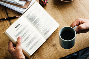 Lecture avec café