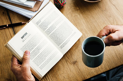 Reading with Coffee