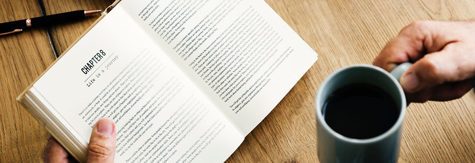 Reading with Coffee