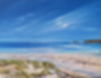 Summer Dunes at Gwithian Gail Morris Art