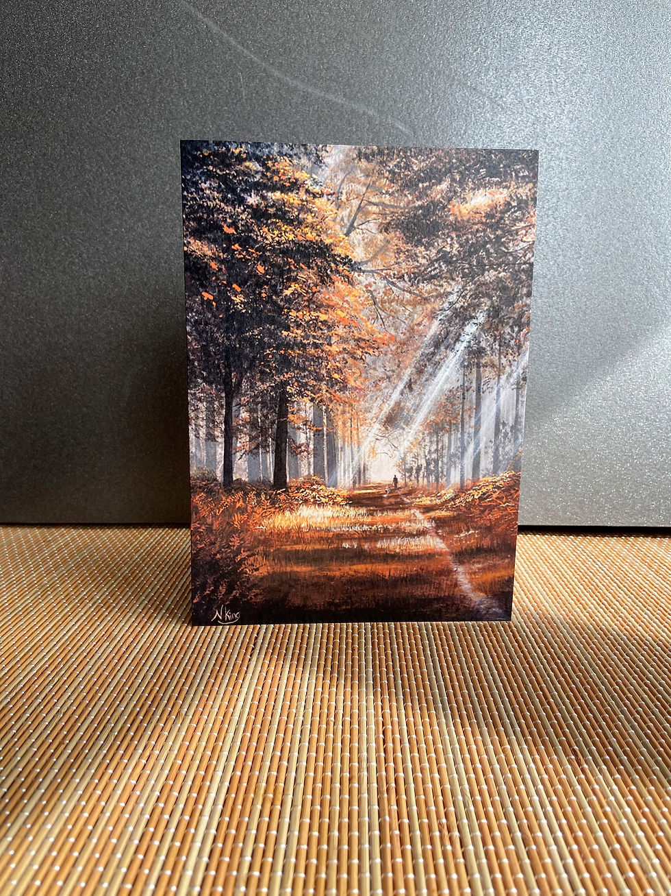 Thumbnail: 5 x A5 Greeting cards (pack of 5 - 1 of each design)
