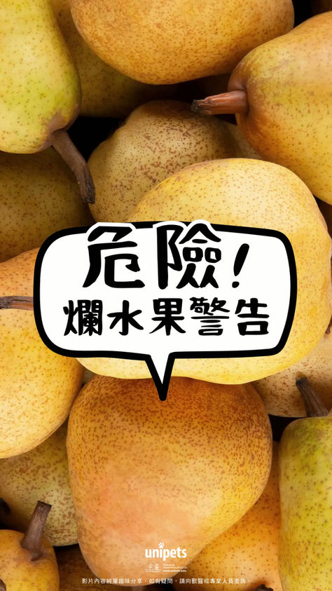 危險！爛水果警告