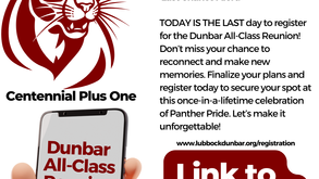 Today is the Last Day to Register for the 2024 Dunbar All-Class Reunion