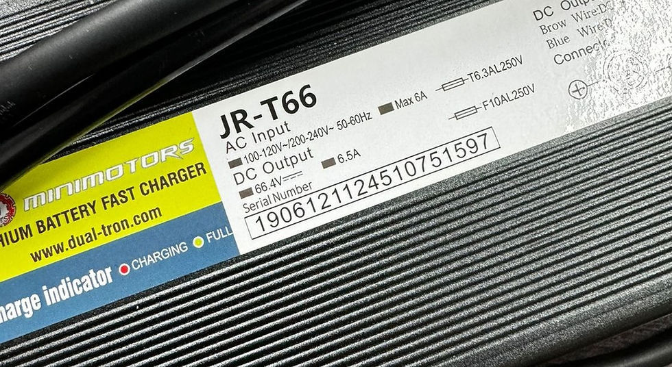 Miniatura: Carregador Rapido Dualtron Original Minimotors 60V 66.4v ( Fast Charger)