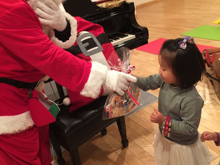 レッスンにサンタさん登場!