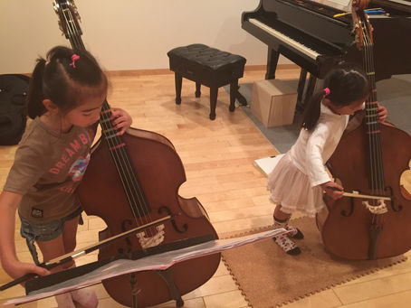 ちびっこコントラバスレッスン
