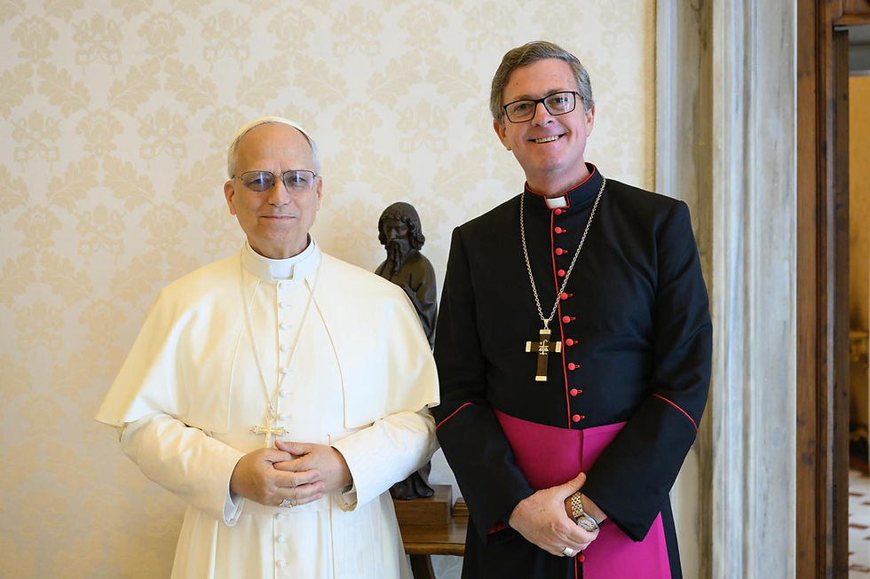 León XIV y Jorge García Cuerva
