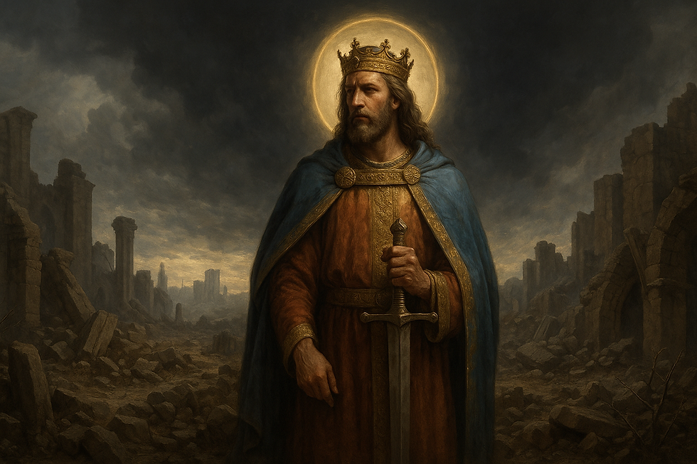 El Rey que Cayó de Rodillas en Medio del Horror… y Dios lo Levantó