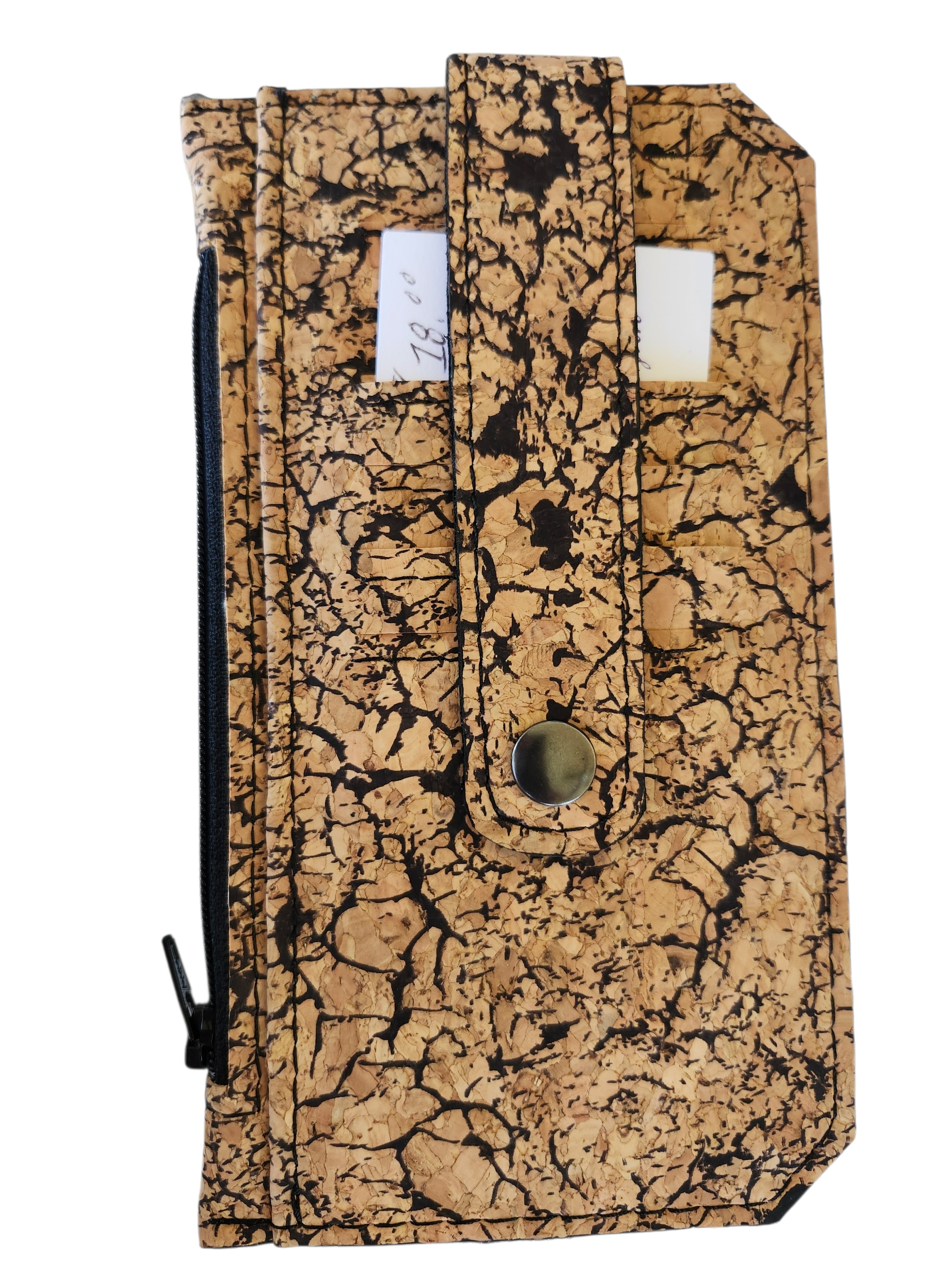 Purse Pal Cork black crackle