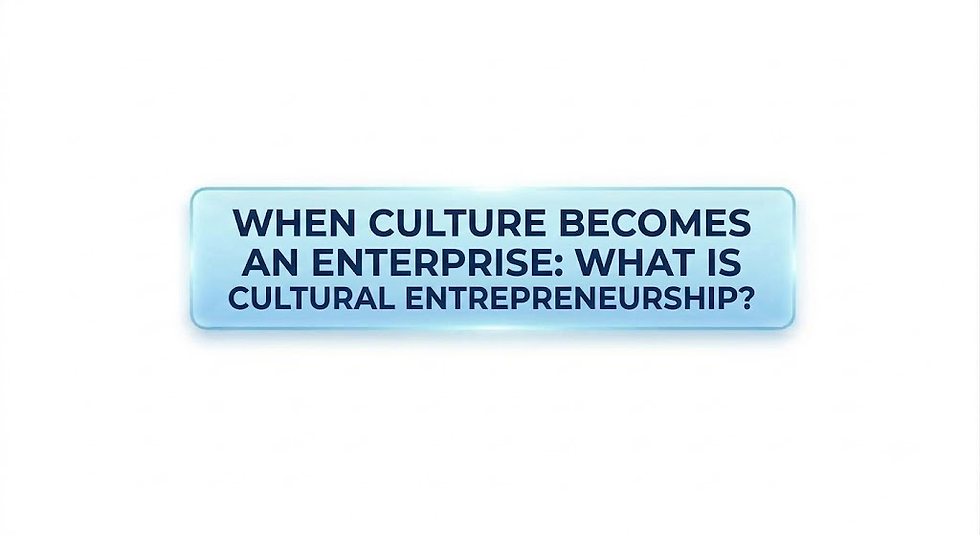 Culture is often something we think of as belonging to museums, festivals, family traditions and history.