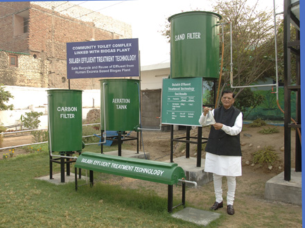 Dr. Bindeshwari Pathak received a grant of just ₹500 from the municipal commissioner of Ara in Bihar to construct six toilets.
