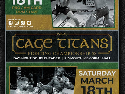 Cage Titans 58: Giannetti vs. Vendramini; The Preview