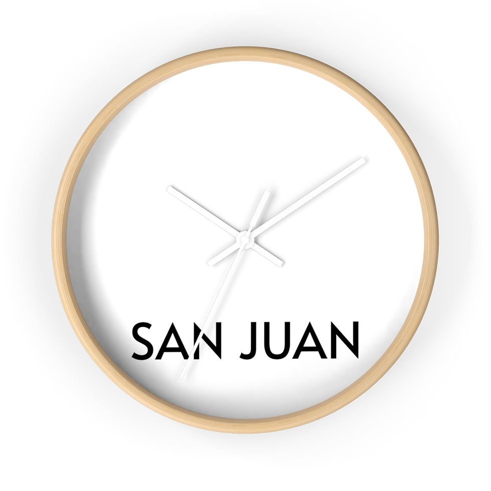 Thumbnail: San Juan Wall Clock - Minimalist