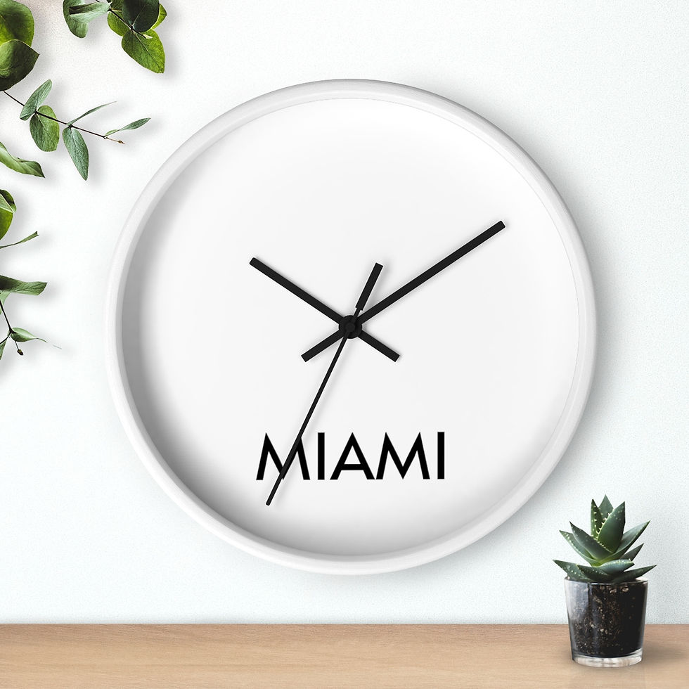 Thumbnail: Miami Wall Clock - Minimalist