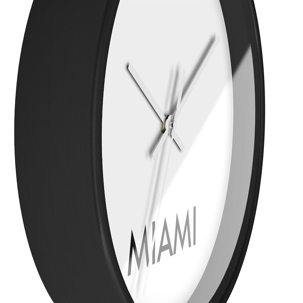 Thumbnail: Miami Wall Clock - Minimalist