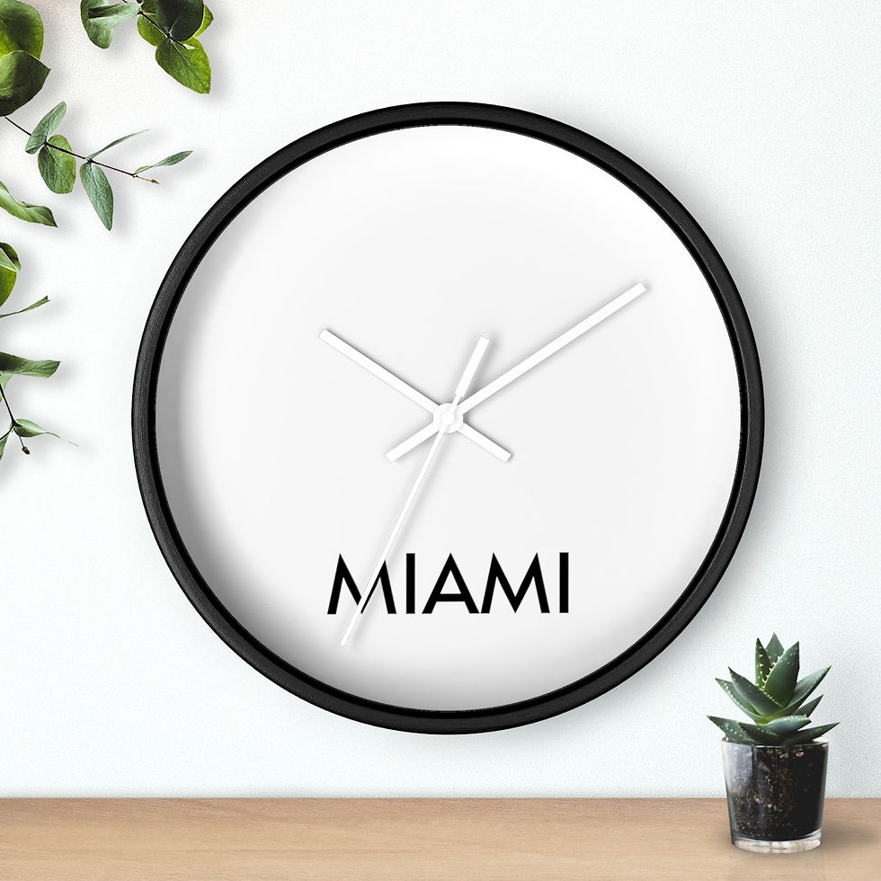Thumbnail: Miami Wall Clock - Minimalist