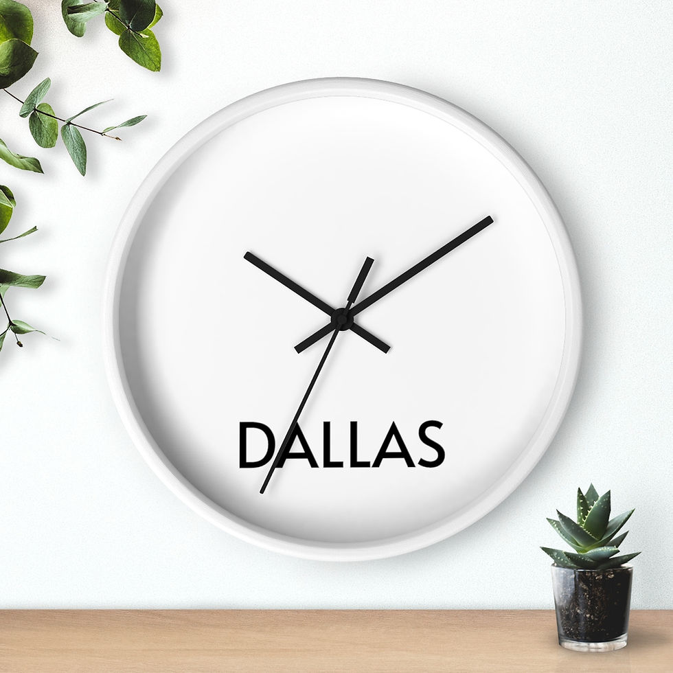 Thumbnail: Dallas Wall Clock - Minimalist