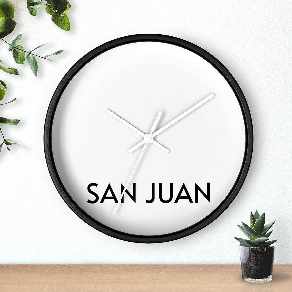 Thumbnail: San Juan Wall Clock - Minimalist