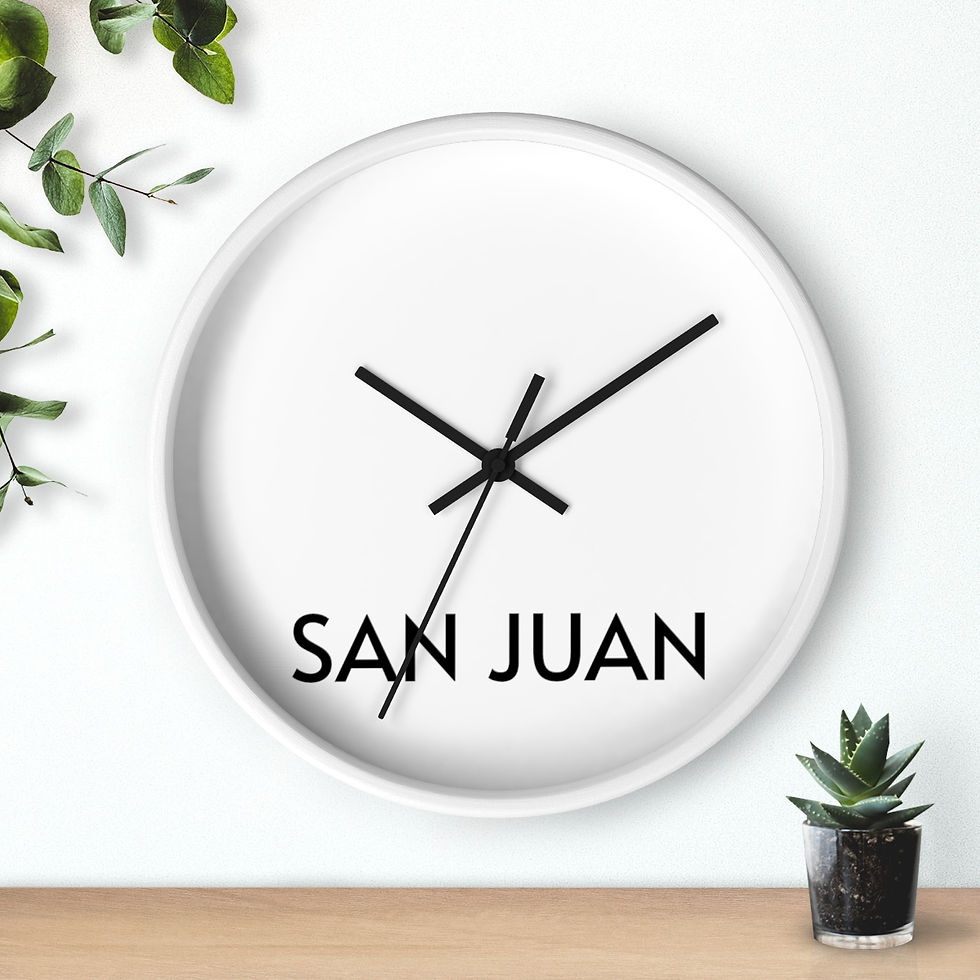 Thumbnail: San Juan Wall Clock - Minimalist