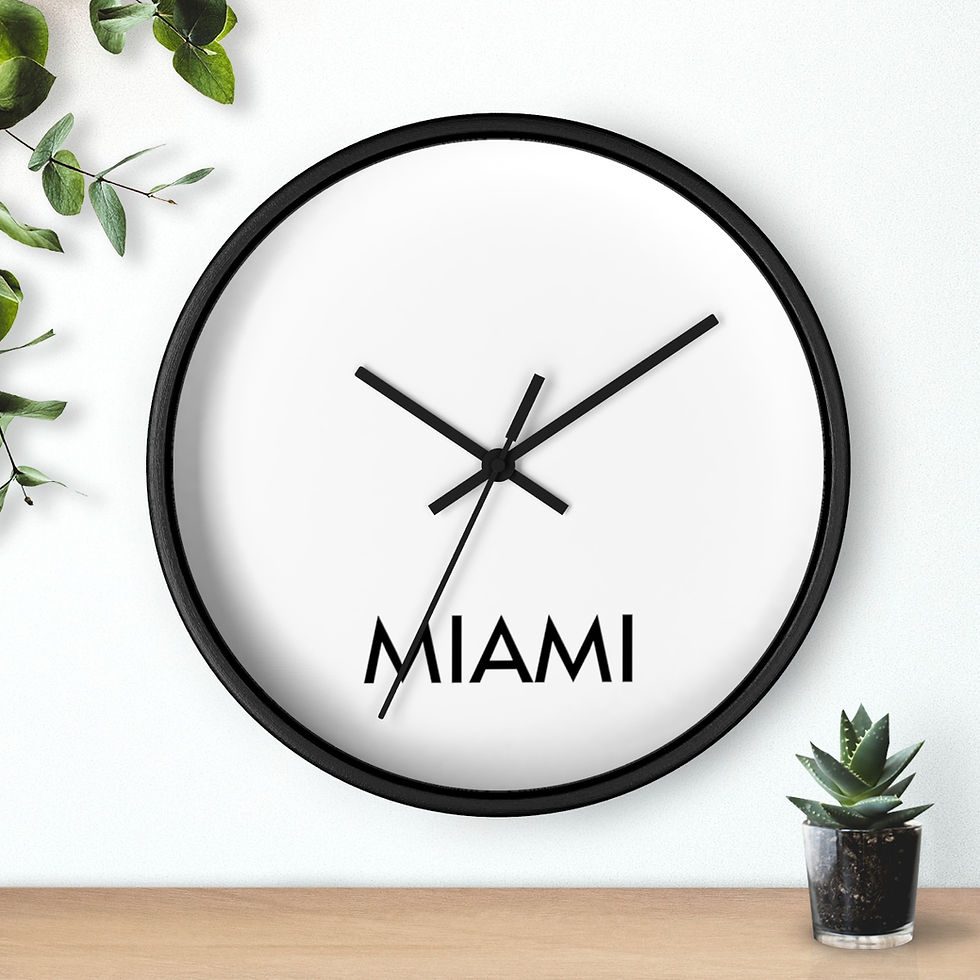 Thumbnail: Miami Wall Clock - Minimalist